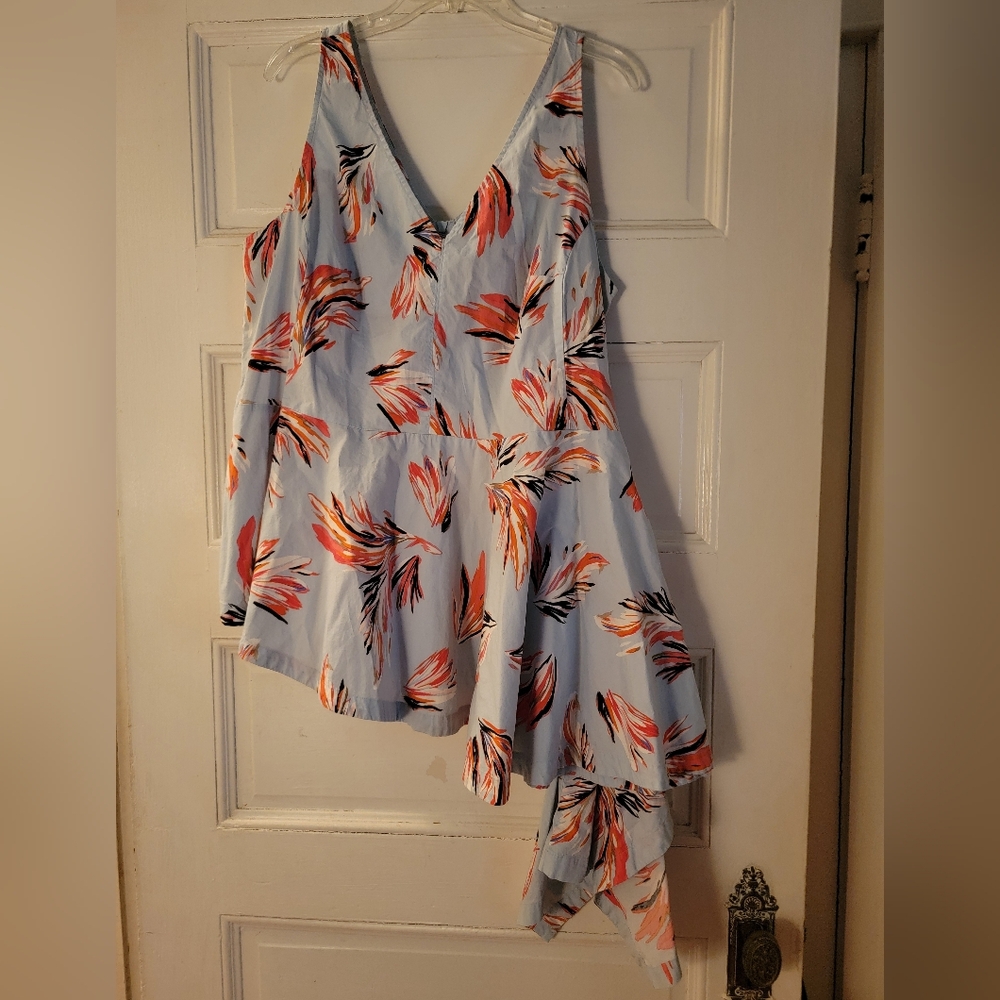 Lane Bryant Multicolor Sleeveless Top Sz 22